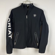 Ariat Exclusive Team Soft-shell Jacket Women  s Black Mexican American Flag Small