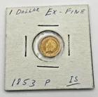 1853 Liberty Head One Dollar Gold Coin