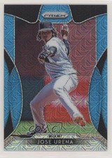 2019 Panini Prizm Blue Mojo Prizm 396/399 Jose Urena #49 05n7