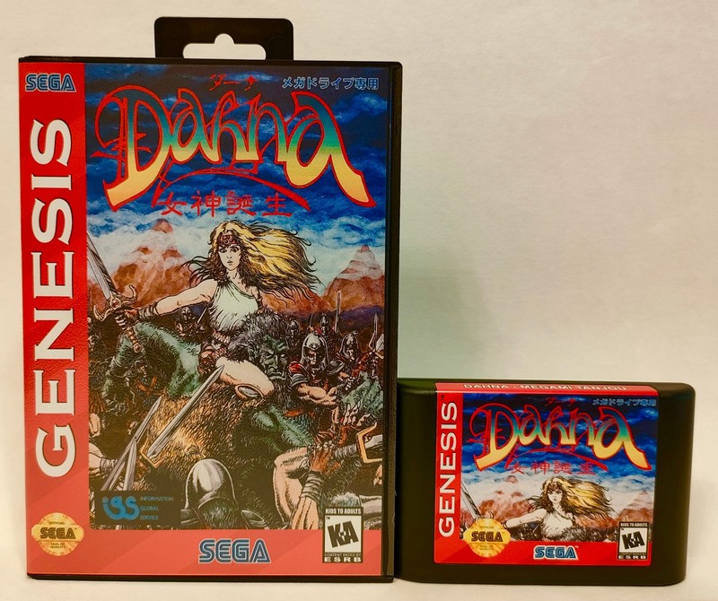 Dahna: Megami Tanjo (English Translation) for Sega Genesis/Mega Drive