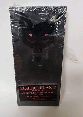 Manic Nirvana by Robert Plant Limited Edition CD Long Box Red Satin Banner New
