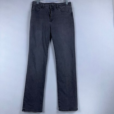 Mavi Straight Leg Jeans Size W28 Kendra High Rise Stretch Casual Gray