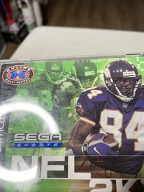 NFL 2K And NFL 2K1 (Sega Dreamcast) Complete CIB Lot Randy Moss