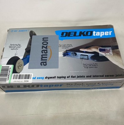 Delko Tools DELKOtaper Drywall Banjo Taping Tool w/ Internal Corner Attachment