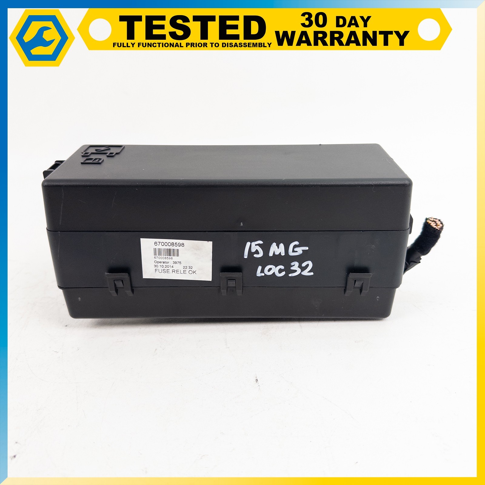 14-24 MASERATI GHIBLI QUATTROPORTE REAR FUSE RELAY BOX JUNCTION TERMINAL OEM