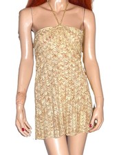 Ann Taylor Loft Beige Halter Shirt Dress S