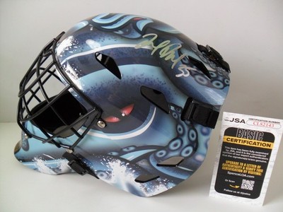 Joey Daccord Signed Seattle Kraken FULL SIZE Goalie Mask Helmet