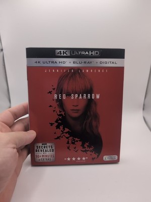Red Sparrow 4K Ultra HD Bluray/Bluray w/ OOP Slipcover