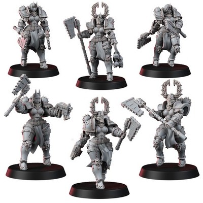 CHAOS ANIME DAUGHTERS OF KHORNE BERSERKERS