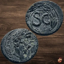 Roman Provincial coin - Seleucis Pieria - NERO as Caesar (54-68 AD) SC @j745