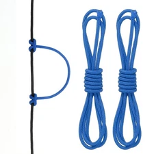 2pcs Archery D Loop Rope 2 FT, Bow D Loop String Release Material, Blue