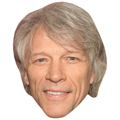 Jon Bon Jovi (Grey Hair) Big Head. Larger than life mask.
