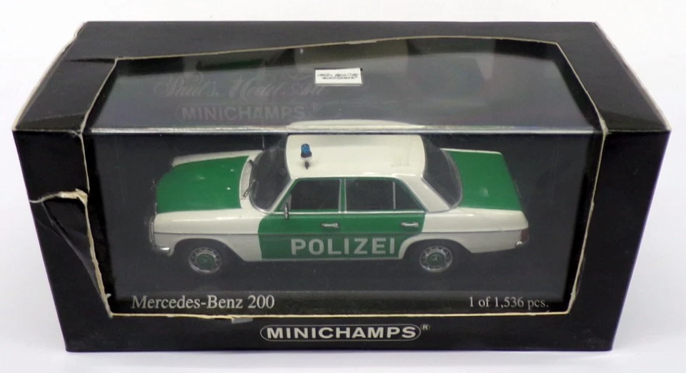Minichamps 1/43 Scale 400 034090 - Mercedes Benz 200 - Polizei - Image 4 of 4