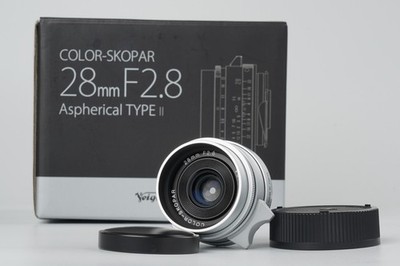 [Brand New] VOIGTLANDER Color-Skopar 28mm f2.8 Asph Type II Lens Silver VM #102A