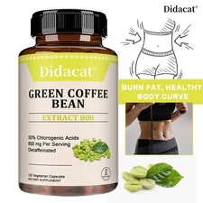 Green Coffee Bean Supplements - Supports Healthy Weight,Reduces Belly Fat