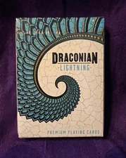 Randy Butterfield/Midnight Cards - Draconian Lightning Playing Cards Deck NEW!❤️