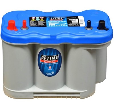 Optima Blue Top BT DC 5,0 12V 66Ah AGM Batterie Boot Versorgungsbatterie Marine