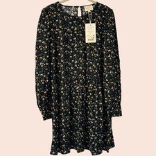 Sézane Andretta Dress Miranda Marine Floral US 10 SOLD OUT $205 French Style