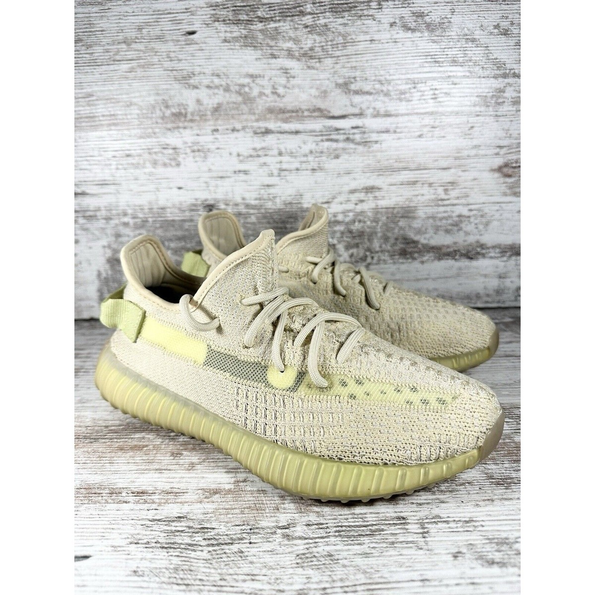 Men's Adidas Yeezy Boost 350 V2 'Flax' Sz Athletic