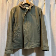 Buzz Rickson's USN N-1 Jacket M Alpaca Wool Vintage Style Military Coat #EK ZCA