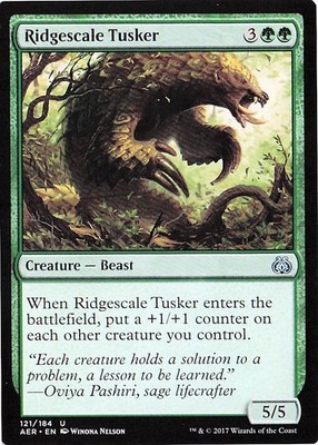 Ridgescale Tusker 121 -Aether Revolt - NM
