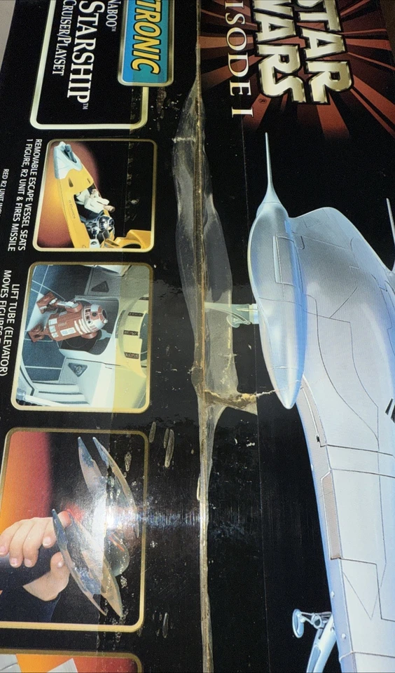 Hasbro Star Wars Naboo Royal Starship* Episodio-1 Bloqueo Crucero Juego Nuevo Foto 4 de 4