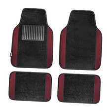 FH Group Automotive Floor Mats   Universal Fit Premium Carpet Car Mats Burgundy