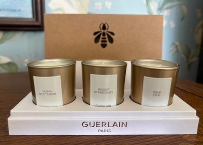 Guerlain Mini Candle Trio ~ Muguet, Figue Azur, and Ylang