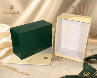 Authentic Rolex Oyster M (Empty Box) 39139.04 w/ pillow DIAMOND LINK w/Baguette!