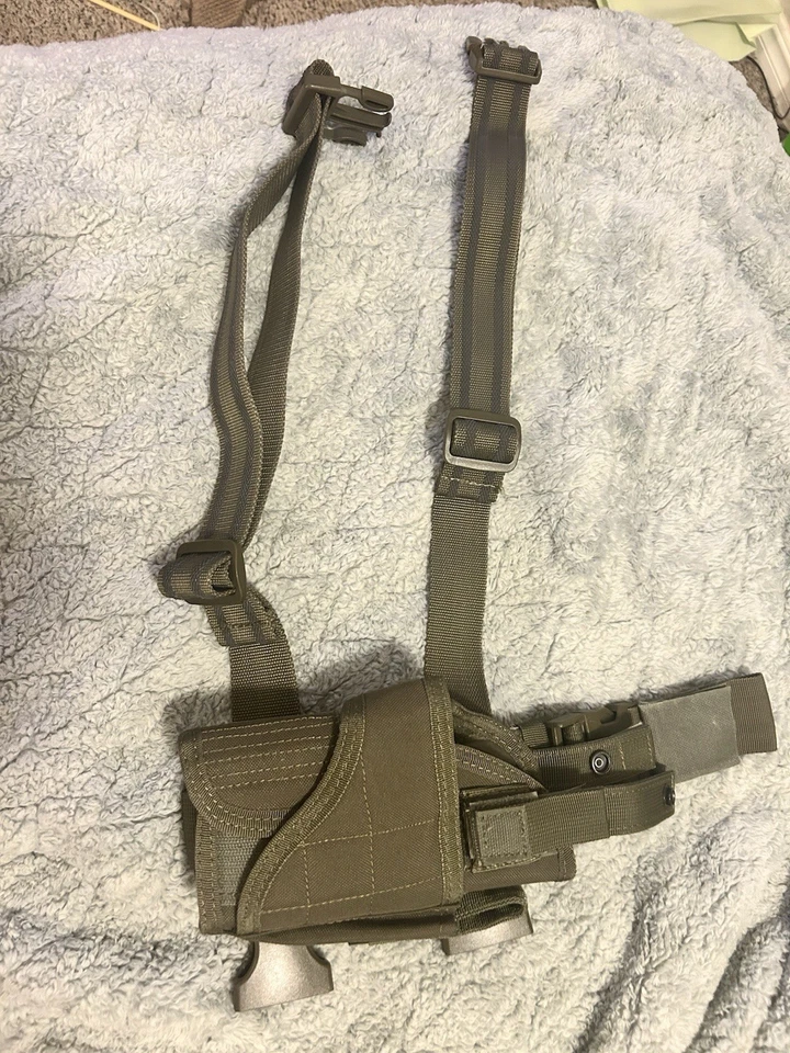 Funda táctica para mano derecha pierna muslo bolsa de cargador individual Foto 3 de 3