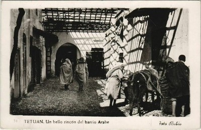 CPA MAROCCO TETUAN Un bello rincon del barrio arabe (23922)