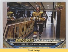 2024 Upper Deck Series 1 UD Canvas Young Guns Brendan Brisson #C-102 READ 1e7g