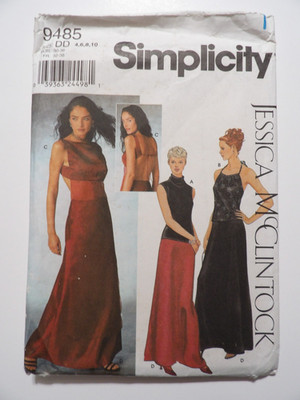 Simplicity 9485 Misses' Tops, Skirt & Knit Top Size 4-6-8-10 Uncut Pattern