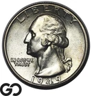 1949-D Washington Quarter, Choice BU++