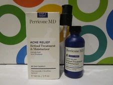PERRICONE MD ~ ACNE RELIEF RETINOL TREATMENT & MOISTURIZER ~ 90 DAY SUPPLY