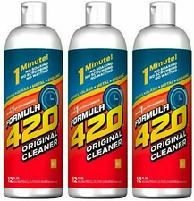 Formula 420 Glass Metal Ceramic Tobacco Pipe Cleaner 12 Oz. 3 Pack USA Seller