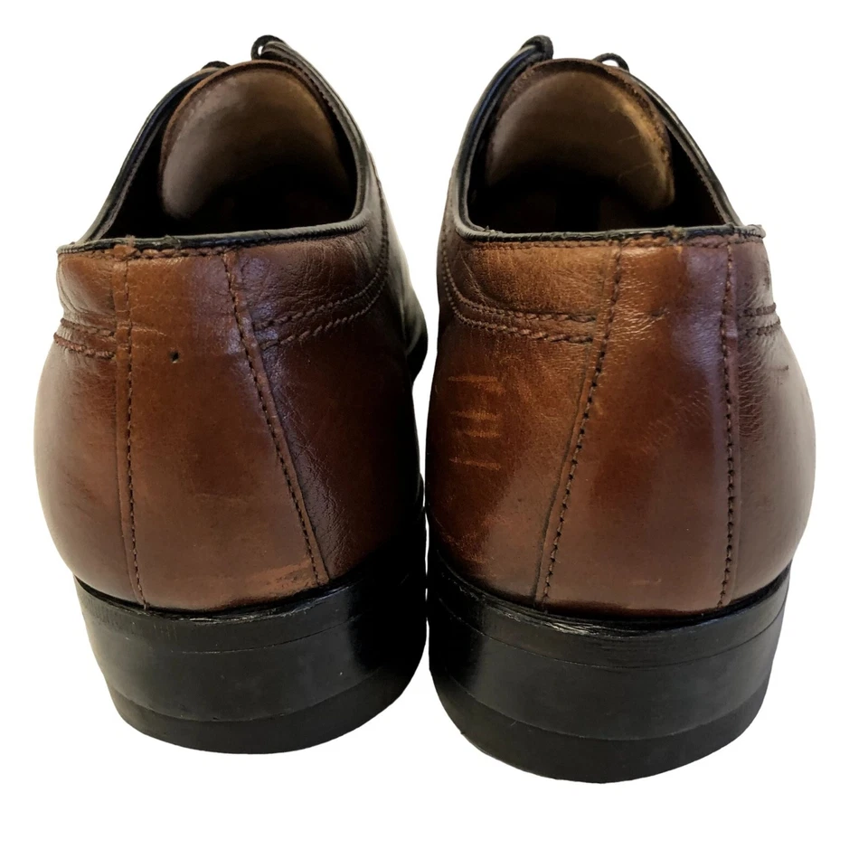 De Colección Crown Imperial NOBILS Cuero Whisky PINTERA LISA VESTIDO Zapato DERBY Oxfords 10 Foto 4 de 4
