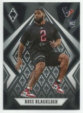 2020 Panini Phoenix ROSS BLACKLOCK Rookie Card RC #159 HOUSTON TEXANS. rookie card picture