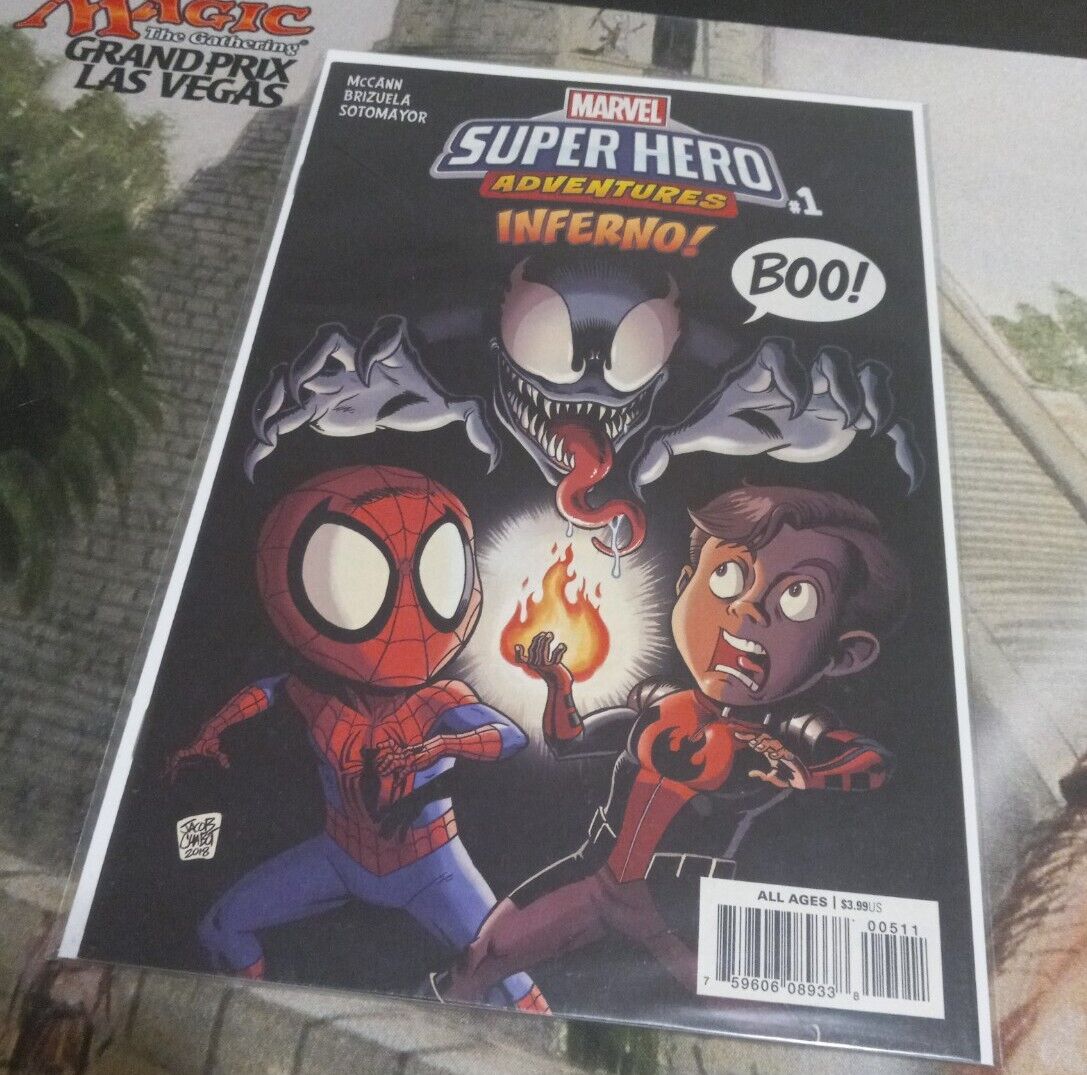 MARVEL HERO ADVENTURES INFERNO #1 2018 COMIC VENOM SPIDER-MAN 