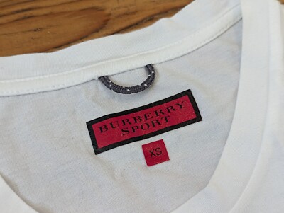 Rare BURBERRY SPORT Logo T-Shirt Size XS | eBay Rare BURBERRY SPORT Logo T-Shirt Size XS | eBay