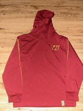 NFL TEAM APPAREL YOUTH WASHINGTON COMMANDERS HOODIE SWEATSHIRT SIZE 8 NWT 80