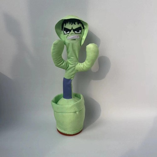 Talking Toy Dancing Spiderman Cactus Doll Marvel LED Speak Sound Record Toy Dol - Picture 11 of 19