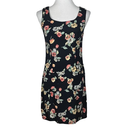 beulah london leila floral retro dress Beulah London x Tuckernuck Exclusive Leila blue floral belted dress Medium Retro