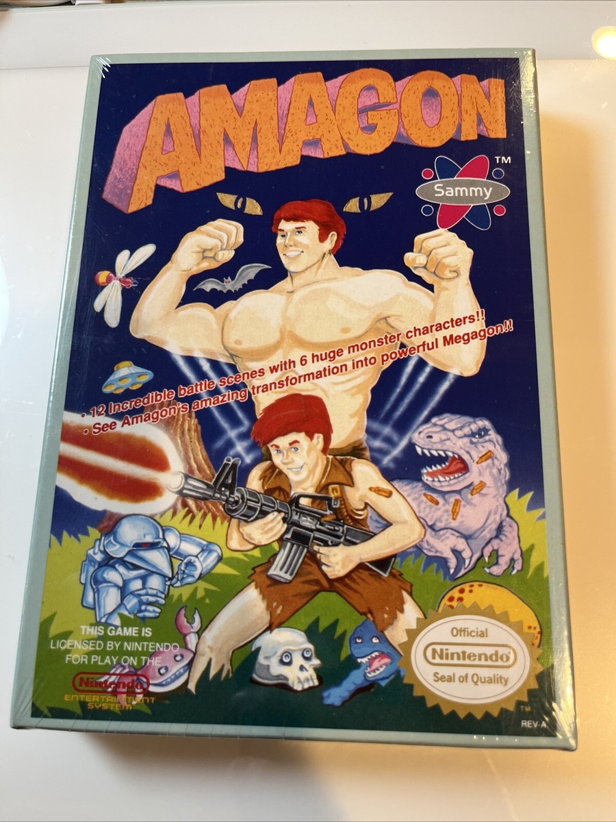 Amagon Nintendo NES New Factory Sealed Mint, Ready For WATA/PSA