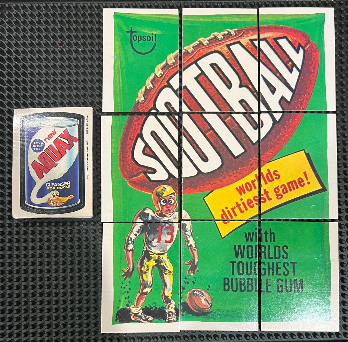 1975 Topps Wacky Packages 12TH Series 12 Complete Tan 27 Set With