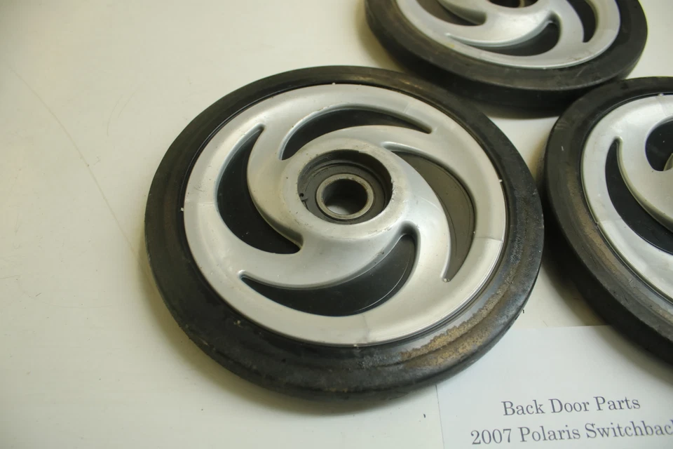 2007 Polaris Switchback 600 Cfi 144" Iq Track Idler Wheels Wheel Rears Set 7.25 - Image 4 of 4