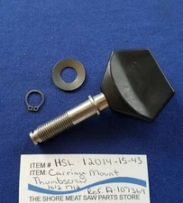 Carriage Mount Thumbscrew Replaces #108197-5 For Hobart Slicer Models 1612 1712