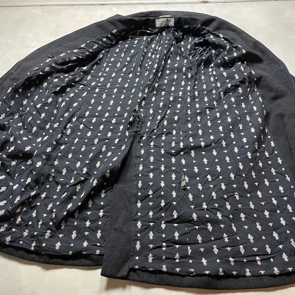 Abrigo de lana vintage Evan Picone gabardina doble pecho XL para mujer Foto 2 de 4