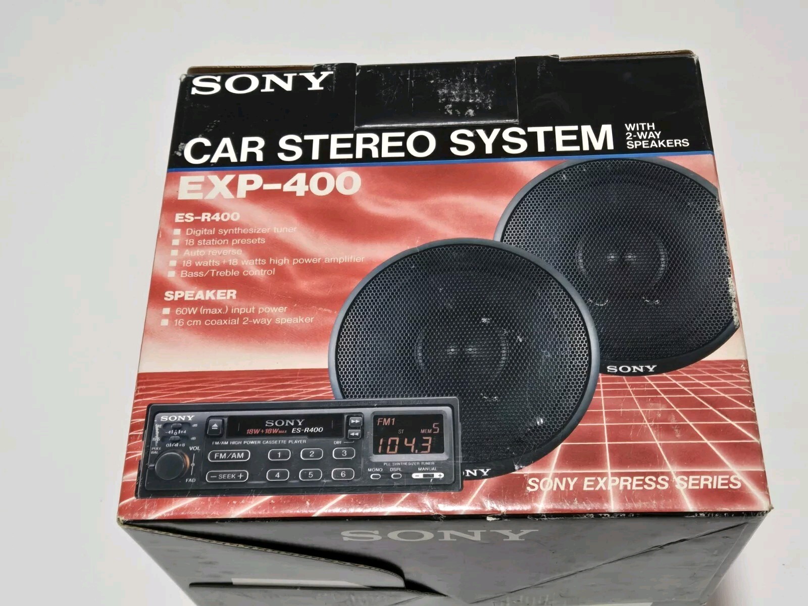 System With 2-way Speakers Exp-400, Es-r400 Nos Open Box