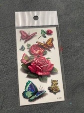 Butterfly Waterproof Body Temporary Tattoos Stickers US